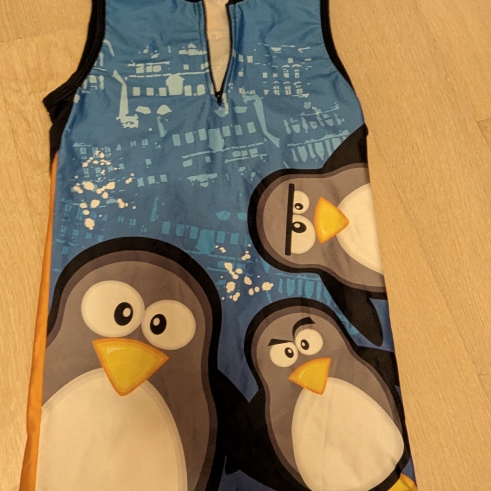 Scudo Curious Penguins Cycling Jerseyfor Women - Size S